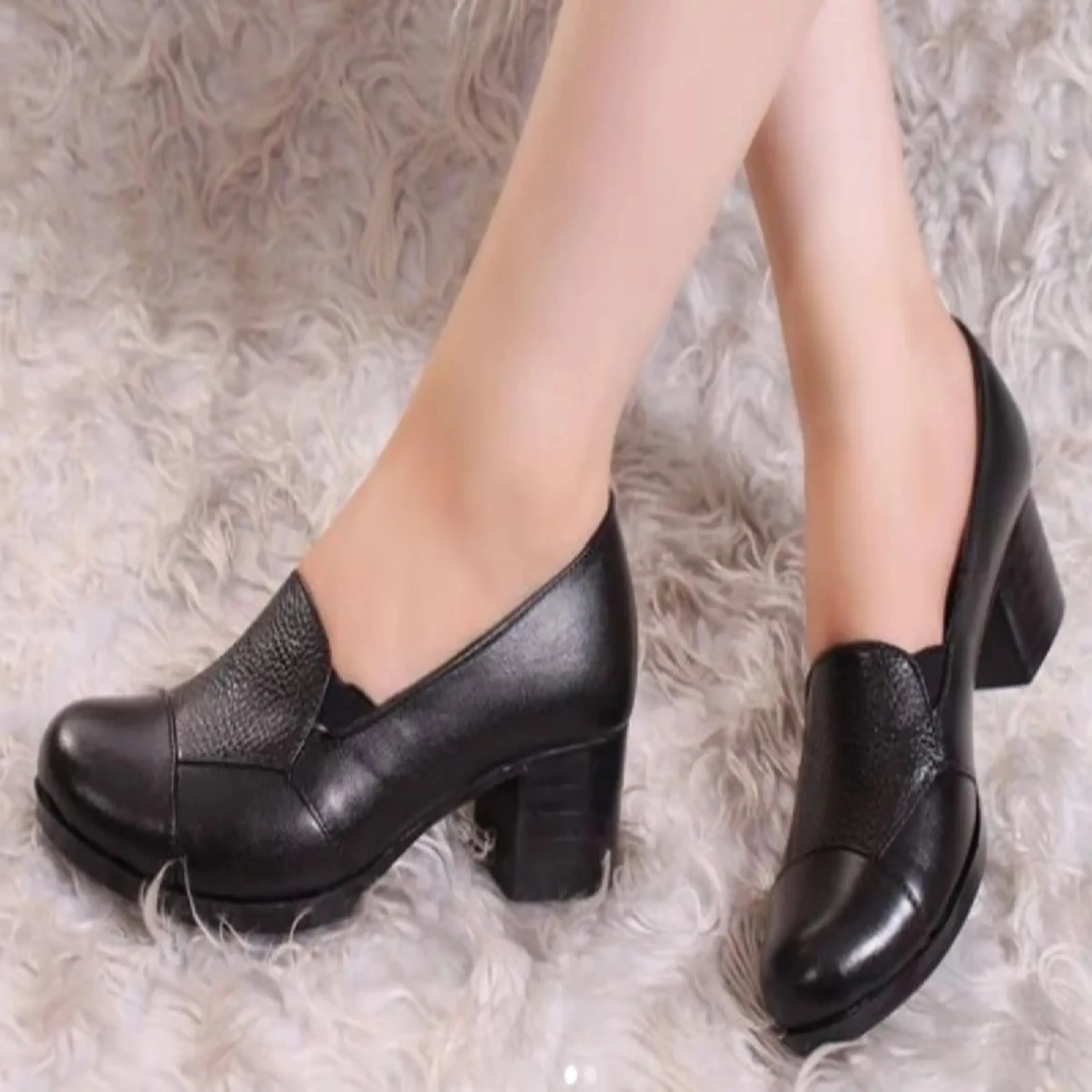 کفش چرم زنانه مدل درسا کفش چرم زنانه مدل درسا